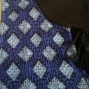 Little Black Dress with a Touch of Blue (M)